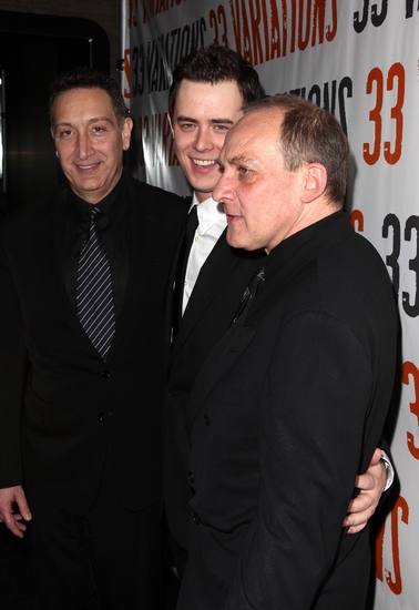 Moises Kaufman, Colin Hanks and Zach Grenier Photo