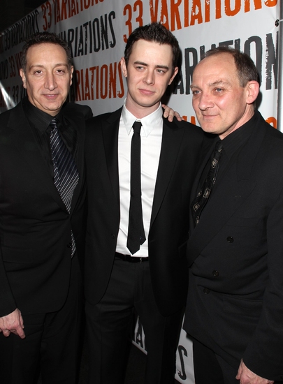 Moises Kaufman, Colin Hanks and Zach Grenier Photo