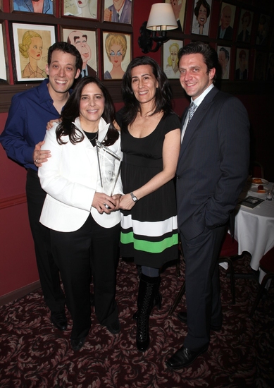 John Tartaglia, Dori Berinstein, Jeanine Tesori and Raul Esparza

 Photo