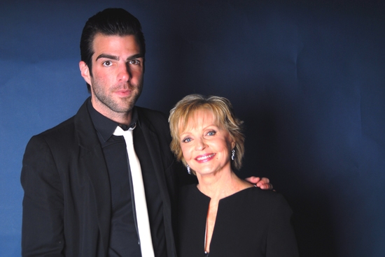 Zach Quinto and Florence Henderson Photo