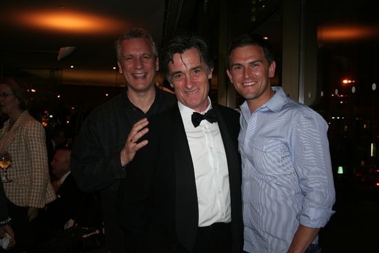 Rick Elice, Roger Rees and Daniel Reichard Photo