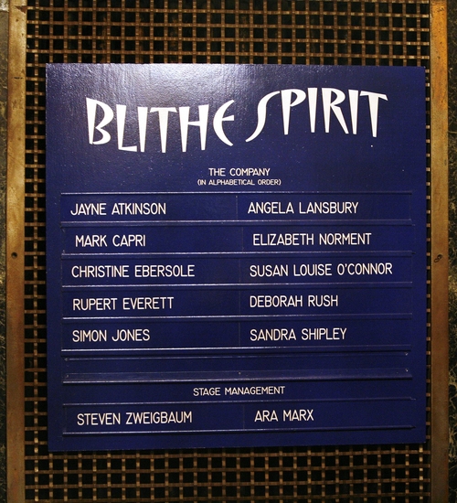 Photo Coverage: 'Blithe Spirit' Opening Night on Broadway Curtain Call! Image