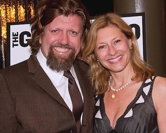 Oskar Eustis and wife Laurie Eustis Photo