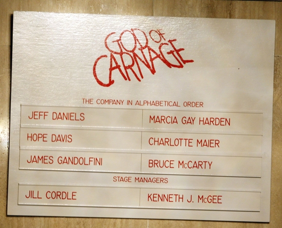 Photo Coverage: GOD OF CARNAGE Opening Night Curtain Call at the Bernard Jacobs Image