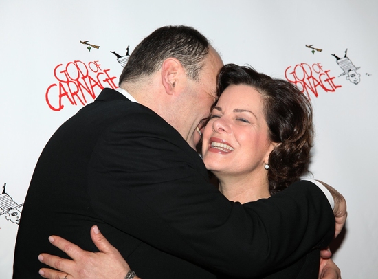 James Gandolfini and Marcia Gay Harden Photo