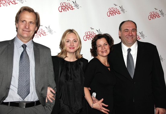 Jeff Daniels, Hope Davis, James Gandolfini and Marcia Gay Harden Photo