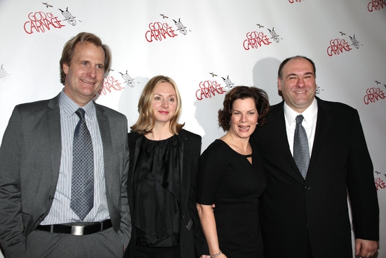 Jeff Daniels, Hope Davis, James Gandolfini and Marcia Gay Harden Photo