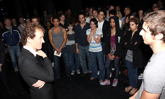 Jeffrey Seller, Cody Green and the West Side Story cast Photo