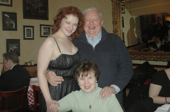 Kerry O'Malley with her parents Photo