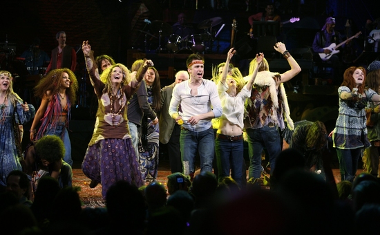 Photo Coverage: 'The Sun Shines In' HAIR Returns to Broadway - Opening Curtain Call! Image