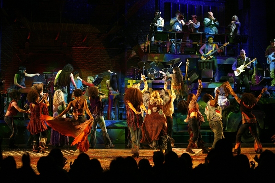 Photo Coverage: 'The Sun Shines In' HAIR Returns to Broadway - Opening Curtain Call! Image