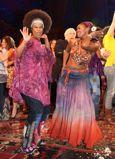 Photo Coverage: 'The Sun Shines In' HAIR Returns to Broadway - Opening Curtain Call! Image
