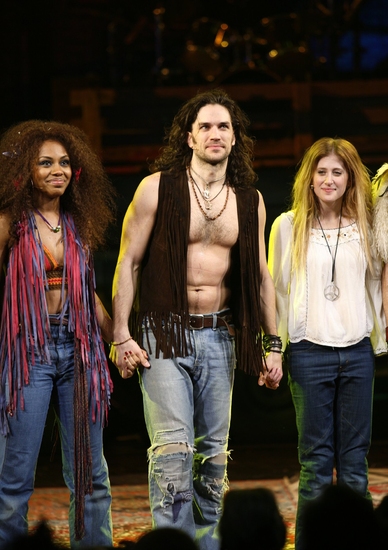 Photo Coverage: 'The Sun Shines In' HAIR Returns to Broadway - Opening Curtain Call! Image