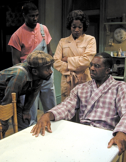 SCR's 1999 production of August Wilson's The Piano Lesson with(clockwise from top lef Photo