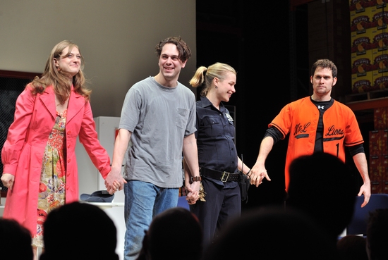 Photo Coverage: 'reasons to be pretty' Opens on Broadway - Curtain Call at the Lyceum Image