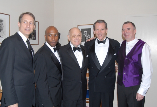 Gregg Edelman, Eric Jordan Young, Charles Strouse, Stephen Bogardus and Martin Yates Photo