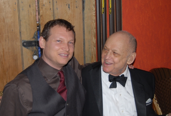 Benjamin Strouse and his dad Charles Strouse Photo