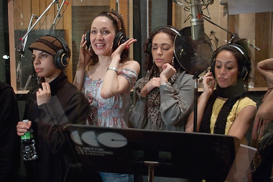 Photo Coverage: In The Recording Studio With The Broadway Cast Of WEST SIDE STORY! 