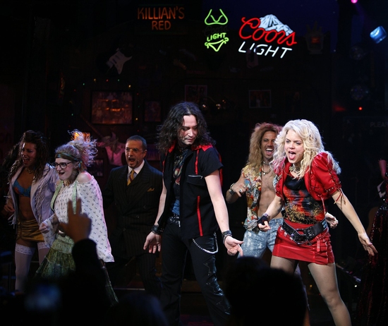 Photo Coverage: 'ROCK OF AGES' on Broadway - Opening Night Curtain Call! Image