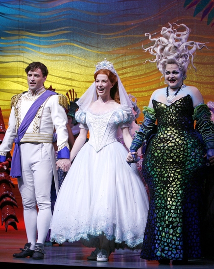 Sean Palmer, Sierra Boggess and Faith Prince Photo