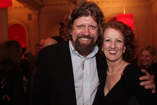 The Public Theater Artistic Director Oskar Eustis and Audrie Neenan (
