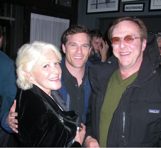 Linda Lavin, Mike Doyle and Edward Hibbert Photo