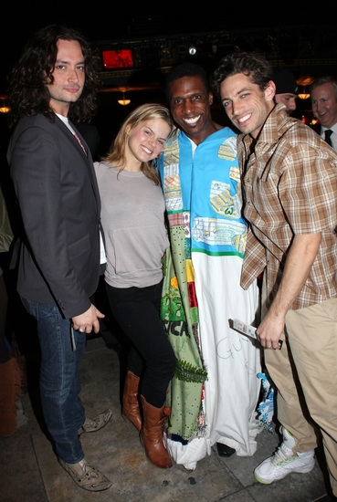 Constantine Maroulis, Amy Spanger, Andre Ward and James Carpinello Photo