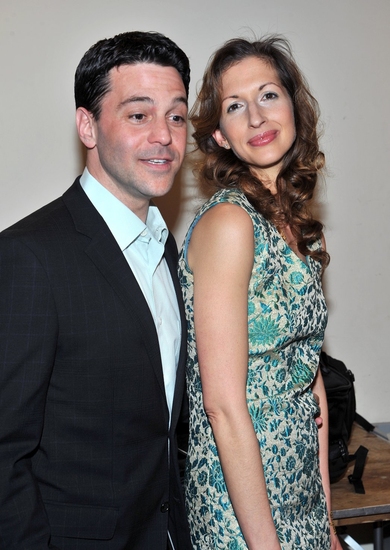 David Alan Basche and Alysia Reiner Photo