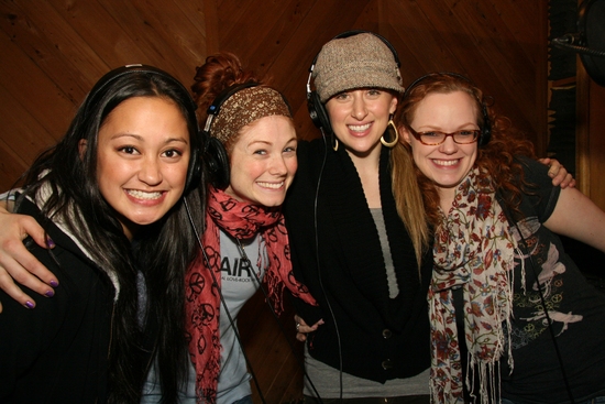 Photo Flash: The Cast of 'HAIR' Goes on the Record! Image