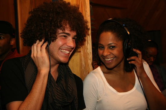 Photo Flash: The Cast of 'HAIR' Goes on the Record! Image