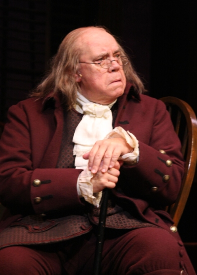 Conrad John Schuck (Benjamin Franklin) Photo