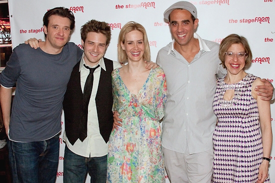 Jason Butler Harner, Ben Rappaport, Sarah Paulson, Bobby Cannavale, and Jackie Hoffma Photo