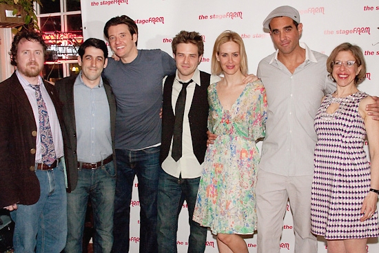 Mark Schultz, Evan Cabnet, Jason Butler Harner, Ben Rappaport, Sarah Paulson, Bobby C Photo