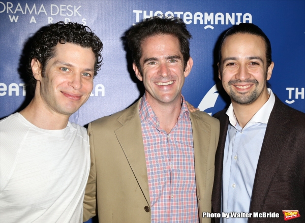 Thomas Kail, Andy Blankenbuehler and Lin-Manuel Miranda  Photo