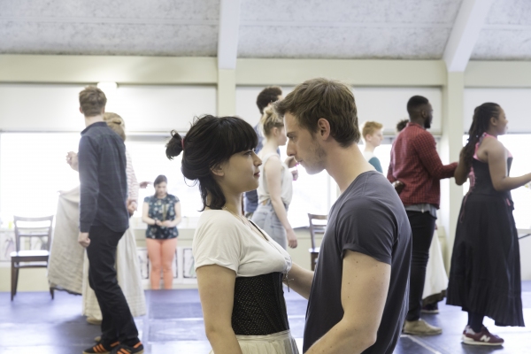 Isabella Laughland (Elizabeth Bennet) and James Northcote (Mr Darcy) with the ensembl Photo