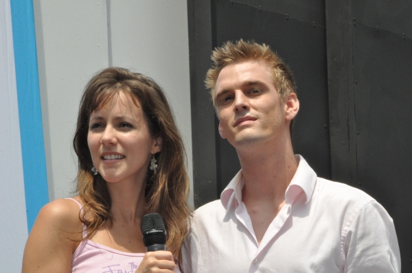 Juliette Trafton and Aaron Carter Photo