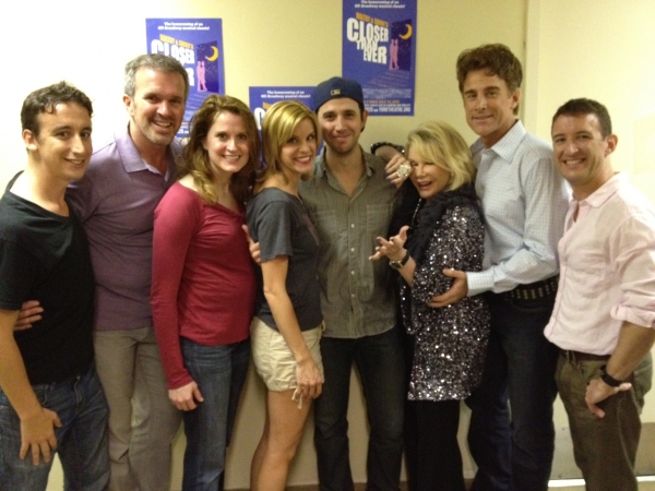 Photo Flash: Santino Fontana and Joan Rivers Visit CLOSER THAN EVER Image