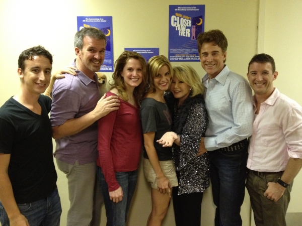 Photo Flash: Santino Fontana and Joan Rivers Visit CLOSER THAN EVER Image