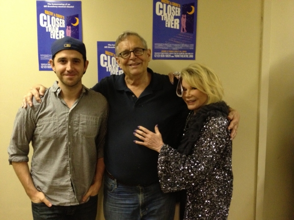 Photo Flash: Santino Fontana and Joan Rivers Visit CLOSER THAN EVER Image