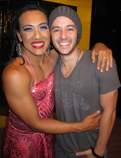 Photo Flash: Karen Olivo and George Akram Visit CHICO'S ANGELS in LA Image