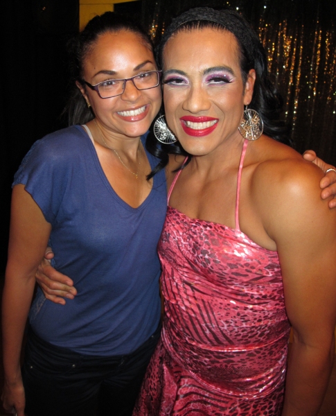 Photo Flash: Karen Olivo and George Akram Visit CHICO'S ANGELS in LA Image