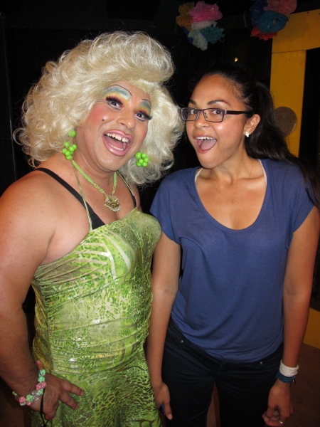 Photo Flash: Karen Olivo and George Akram Visit CHICO'S ANGELS in LA Image
