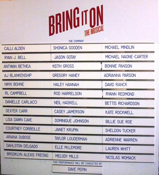 Photo Coverage: BRING IT ON's Spirit-Filled Opening Night Curtain Call!  Image