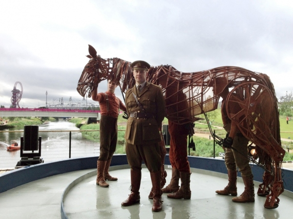 Photo Flash: Cast of WAR HORSE Visits the Olympic Park Image