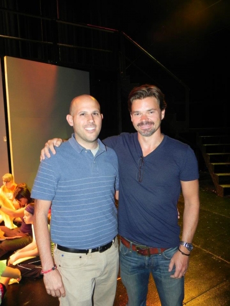 Photo Flash: Hunter Foster Visits URINETOWN Workshop at STAGES St. Louis' Performing Arts Academy Image