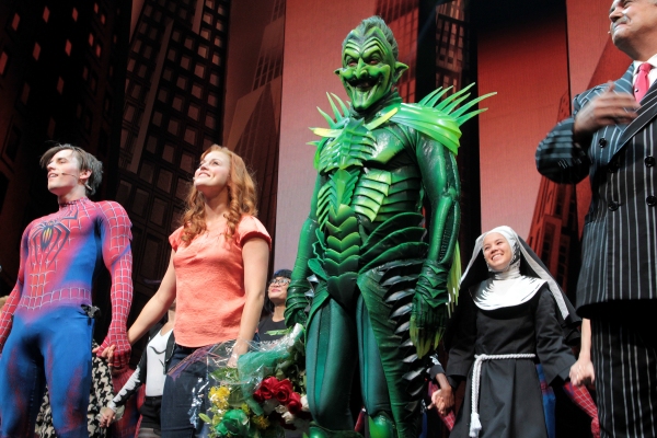 Reeve Carney, Rebecca Faulkenberry, Patrick Page, Kevin C. Loomis Photo