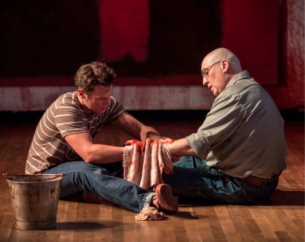 Photo Flash: First Look at Jonathan Groff and Alfred Molina in RED at the Mark Taper Forum! Image