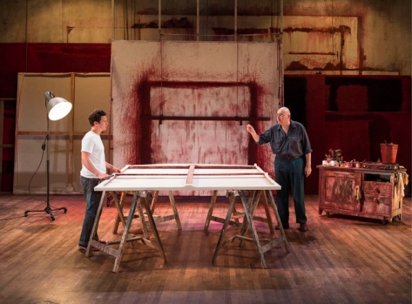 Photo Flash: First Look at Jonathan Groff and Alfred Molina in RED at the Mark Taper Forum! Image