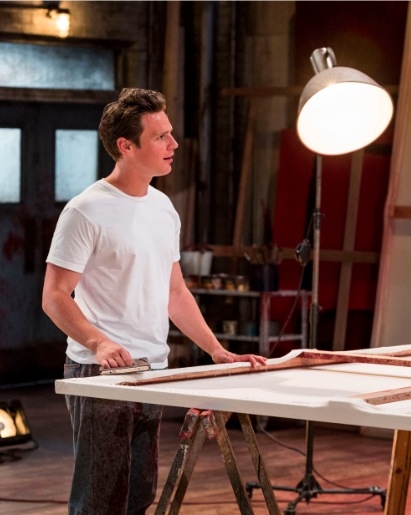 Photo Flash: First Look at Jonathan Groff and Alfred Molina in RED at the Mark Taper Forum! Image