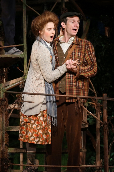 Amy Adams and Denis O'Hare in the Shakespeare in the Park production of Into the Wood Photo